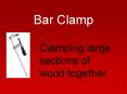 Bar Clamp PowerPoint PPT Presentation