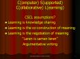 Computer Supported Collaborative Learning PowerPoint PPT Presentation