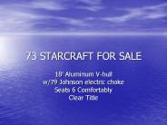 1973 Starcraft for Sale