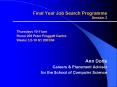 Final Year Job Search Programme Session 2 PowerPoint PPT Presentation