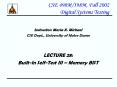 CSE 498M598M, Fall 2002 Digital Systems Testing PowerPoint PPT Presentation