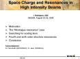 Space Charge and Resonances in High Intensity Beams I' Hofmann, GSI HB2008, August 2529, 2008 PowerPoint PPT Presentation