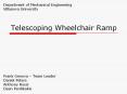Telescoping Wheelchair Ramp PowerPoint PPT Presentation