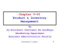 Chapter V-VI Product PowerPoint PPT Presentation