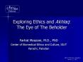 Exploring Ethics and Akhlaq: The Eye of The Beholder PowerPoint PPT Presentation