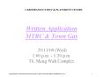 Written Application MTRC PowerPoint PPT Presentation