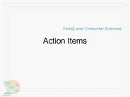 Action Items