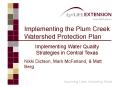 Implementing the Plum Creek Watershed Protection Plan PowerPoint PPT Presentation