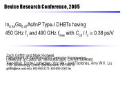 Device Research Conference, 2005