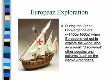 European Exploration