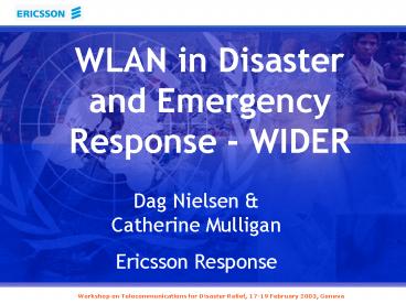 Ericsson Response Intro