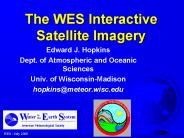 The WES Interactive Satellite Imagery
