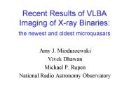 Recent Results of VLBA Imaging of X-ray Binaries: