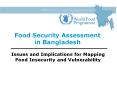 Food Security Assessment in Bangladesh PowerPoint PPT Presentation