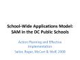 School-Wide Applications Model: SAM in the DC Public Schools PowerPoint PPT Presentation