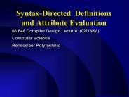 Syntax-Directed%20Definitions%20and%20Attribute%20Evaluation