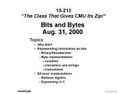 Bits and Bytes Aug' 31, 2000
