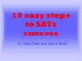 10 easy steps to SATs success PowerPoint PPT Presentation