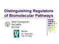 Distinguishing Regulators of Biomolecular Pathways PowerPoint PPT Presentation