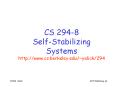 Self Stabilizing, p1 PowerPoint PPT Presentation