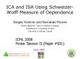 ICA and ISA Using SchweizerWolff Measure of Dependence PowerPoint PPT Presentation