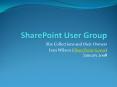 SharePoint User Group PowerPoint PPT Presentation
