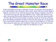 The Great Hamster Race PowerPoint PPT Presentation