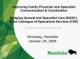 Improving Family Physician and Specialist Communication PowerPoint PPT Presentation