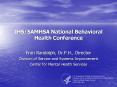 IHSSAMHSA National Behavioral Health Conference PowerPoint PPT Presentation