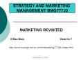 MARKETING REVISITED PowerPoint PPT Presentation