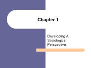 Developing A Sociological Perspective