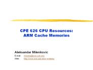 CPE%20626%20CPU%20Resources:%20ARM%20Cache%20Memories