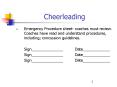 Cheerleading PowerPoint PPT Presentation