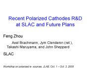 Recent Polarized Cathodes R