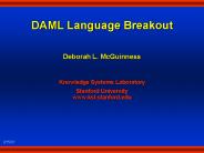 DAML Language Breakout