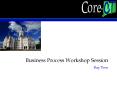 Business Process Workshop Session PowerPoint PPT Presentation