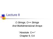 C-Strings, C   Strings