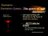 Narrative Narrative Genres