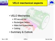 VELO Mechanics