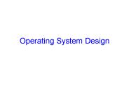 Operating System Design