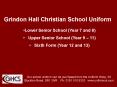 Grindon Hall Christian School Uniform PowerPoint PPT Presentation