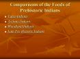 Comparisons of the Foods of Prehistoric Indians PowerPoint PPT Presentation