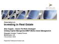 Presentation on: Investing in Real Estate PowerPoint PPT Presentation
