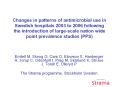 Changes in patterns of antimicrobial use in Swedish hospitals 2003 to 2006 following the introduction of large-scale nation wide point prevalence studies (PPS) PowerPoint PPT Presentation