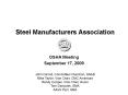 Steel Manufacturers Association PowerPoint PPT Presentation
