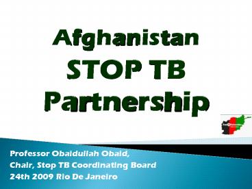 Afghanistan STOP TB Partnership