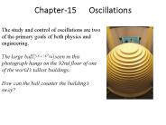 Chapter-15   Oscillations