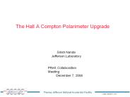 The%20Hall%20A%20Compton%20Polarimeter%20Upgrade