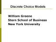 Discrete%20Choice%20Models PowerPoint PPT Presentation