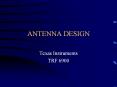 ANTENNA%20DESIGN PowerPoint PPT Presentation